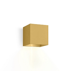 wall luminaire BOX WALL SURF 1.0 IP20, gold dimmable