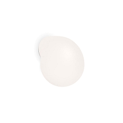 Luminaria de espejo DRO 2.0 - 17.5CM E14 IP44, blanco opalino, blanco mate regulable