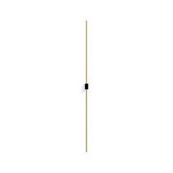wall luminaire FINLIN WALL SURF 2.0 IP20, champagner, black matt dimmable