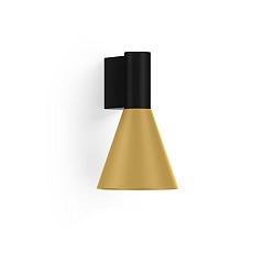 wall luminaire ODREY WALL SURF 1.4 PAR16 GU10 IP20, gold, black matt 