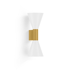 wall luminaire ODREY WALL SURF 2.4 PAR16 GU10 IP20, gold, white matt 