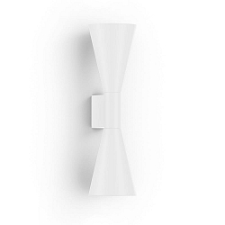 Luminaria de pared ODREY WALL SURF 2.5 PAR16 GU10 IP20, blanco mate 