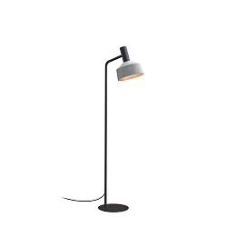 Luminaria de pedestal ROOMOR FLOOR 1.2 - PAR16 / SHADE 2.0 con interruptor, con enchufe, ajustable GU10 IP20