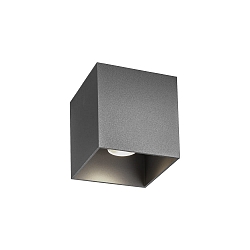 Luminaria de techo para exteriores BOX OUTDOOR CEILING SURF 1.0 IP65, gris regulable