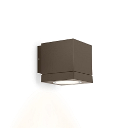 Luminaria de pared para exteriores TUBE CARR� OUTDOOR WALL SURF 1.0 PAR16 GU10 IP65, color bronce 