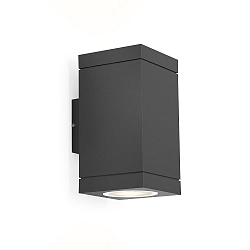 Luminaria de pared para exteriores TUBE CARR� OUTDOOR WALL SURF 1.0 IP65, antracita regulable