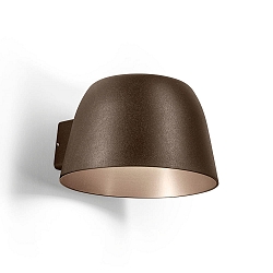 Luminaria de pared para exteriores SWAM OUTDOOR WALL SURF 2.0 IP65, color bronce regulable
