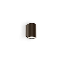 Luminaria de pared para exteriores TRAM WALL 1.0 simple, cil�ndrico, regulable IP65, color bronce, mate regulable