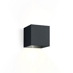 Luminaria de pared para exteriores BOX OUTDOOR WALL SURF 2.0 IP65, antracita regulable