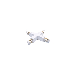 Conector en X trif�sico, blanco