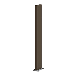 Pie de la luminaria POLE 870, color bronce