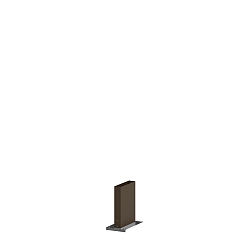 Pie de la luminaria POLE 170, color bronce