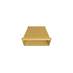 Lámpara de reflectores BOX 1.0 simple, dorado