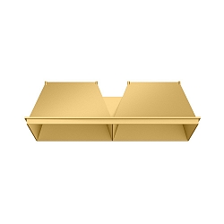 Accessory for LED Ceiling luminaire BOX 2.0 - double inside reflector, gold