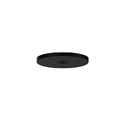 Roseta de techo simple, negro
