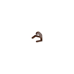 Clip de soporte PENCIL MODULO LUCE juego de 2, acero corten (autopatinable)