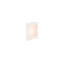Premium LED Wall recessed luminaire FRAME BASIC HV, 3.1W 2700K 140lm, white
