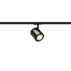 Foco monofásico ENOLA C incl. adaptador monofásico IP20, negro 
