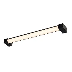 Luminaria de pared LONG GRILL LED, negro 