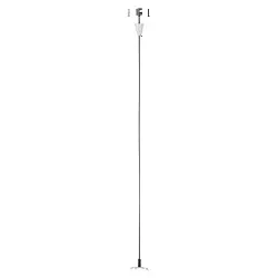 Suspensión colgante trifásica S-TRACK - 100CM rígido, mecánico, versión de montaje en superficie, universal, blanco