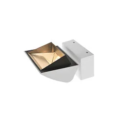 LED Wall luminaire MERADO FLOOD WL, TRIAC dimmable, rotatable and swiveling, 40W 115°, 4000K 3200lm, white