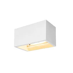 Luminaria de pared PLASTRA QT-DE12 WL R7s 118mm, blanco