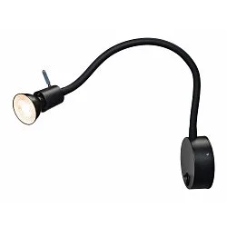 Luminaria de pared DIO FLEX PLATE QPAR 51 WL GU10 IP20, negro