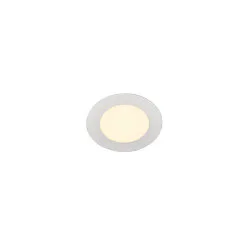 Luminaria empotrable para techos SENSER 12 DL redondo IP20, blanco