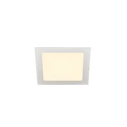 Luminaria empotrable para techos SENSER 18 DL angular IP20, blanco