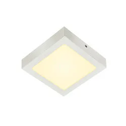 Luminaria de pared y techo SENSER 18 CW angular IP20, blanco