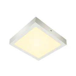 Luminaria de pared y techo SENSER 24 CW angular IP20, blanco