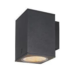 Premium-LED Outdoor Wall luminaire ENOLA SQUARE SINGLE CCT, IP65 IK02, L-size, 35W 3000 / 4000K 3100 / 3400lm 30°, CRi>90