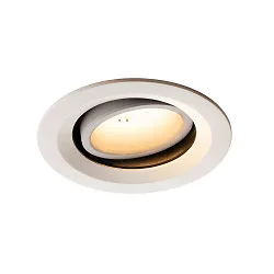 LED Ceiling recessed luminaire NUMINOS DL M, 3000K, IP20, rotatable / pivotable, 55°, 1600lm, UGR 21, white/white