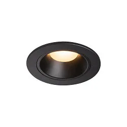 Luminaria empotrable para techos NUMINOS DL S - 55° rígido, corriente constante, conmutable, retroceder IP20 / IP44, negro 