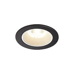 LED Ceiling recessed luminaire NUMINOS DL S, 4000K, IP20, 55°, 790lm, UGR 20, black/white