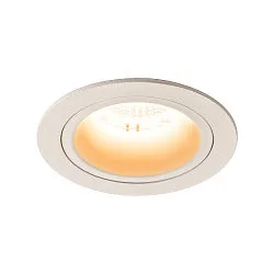 LED Ceiling recessed luminaire NUMINOS DL M, 2700K, IP20, 40°, 1600lm, UGR 19, white/white