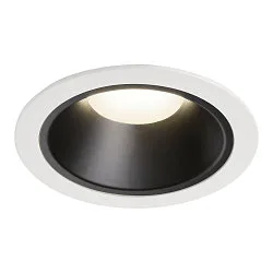 LED Ceiling recessed luminaire NUMINOS DL XL, 4000K, IP20, 20°, 3600lm, UGR 21, white/black