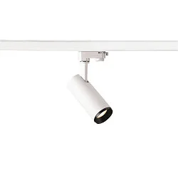 LED 3-Phase luminaire NUMINOS PHASE S, 3000K, 24°, 1020lm, white/black
