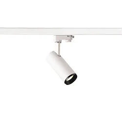 LED 3-Phase luminaire NUMINOS PHASE S, 4000K, 36°, 1100lm, white/black