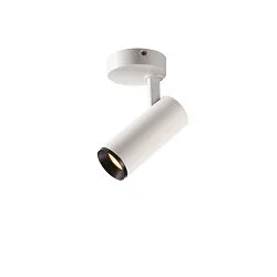 LED Ceiling luminaire NUMINOS SPOT PHASE S, 2700K, 24°, 985lm, white/black