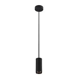 LED Pendant luminaire NUMINOS PD PHASE S, 3000K, 36°, 1020lm, black/black