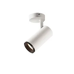 LED Ceiling luminaire NUMINOS SPOT PHASE M, 4000K, 24°, 2125lm, white/black