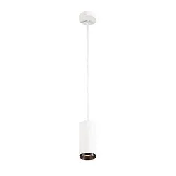 LED Pendant luminaire NUMINOS PD PHASE M, 2700K, 24°, 1925lm, white/black