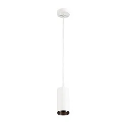 LED Pendant luminaire NUMINOS PD PHASE M, 3000K, 24°, 1955lm, white/black