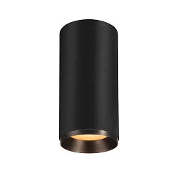LED Ceiling luminaire NUMINOS CL PHASE L, 2700K, 24°, 2440lm, black/black
