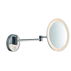 Espejo con iluminación MAGANDA TL CCT Switch IP44, cromo, blanco