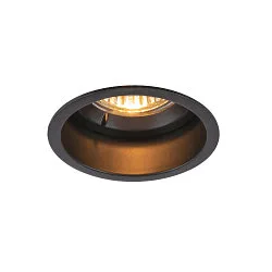 Luminaria empotrable para techos HORN GU10 GU10 IP20/IP44, negro