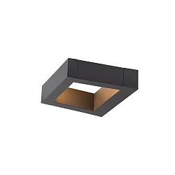 LED Wall luminaire BOOKAT, 15W, 3000/4000K, anthracite