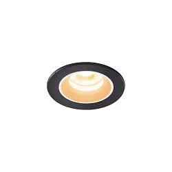 LED Ceiling recessed luminaire NUMINOS® XS, 3000K, 55°, black/white