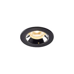 LED Ceiling recessed luminaire NUMINOS® XS, 3000K, 55°, black/chrome
